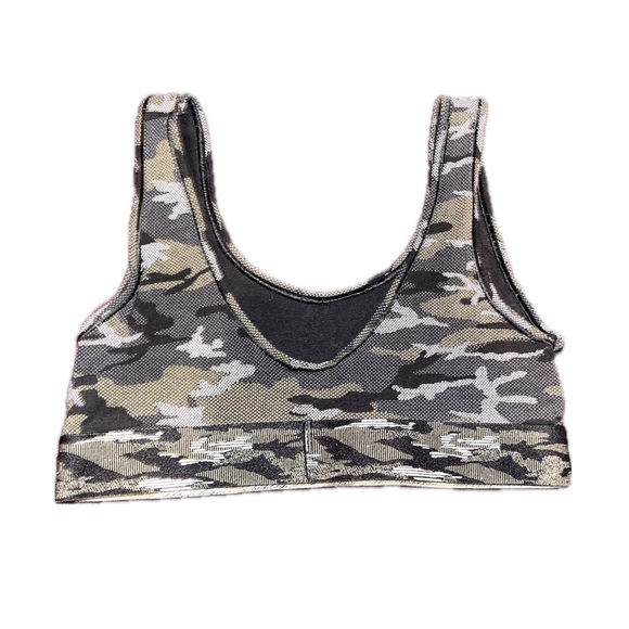 NWOT Calvin Klein Camo Print Sports Bra - Picture 3 of 7